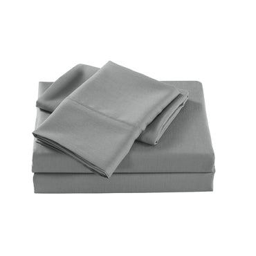 Royal Comfort Bamboo Cooling 2000TC Sheet Set King - Mid Grey