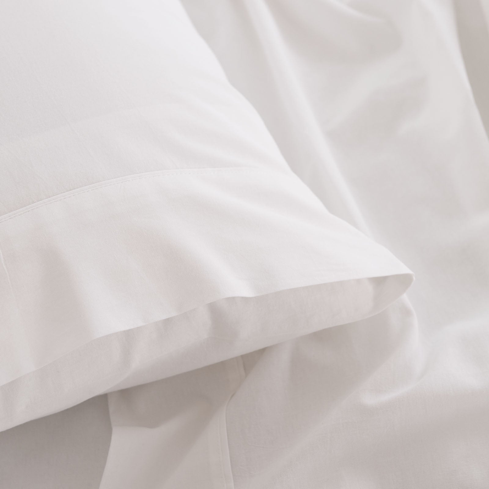 Royal Comfort Vintage Washed 100% Cotton Sheet Set Queen - White