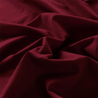 Royal Comfort Vintage Washed 100 % Cotton Quilt Cover Set Double - Mulled Wine