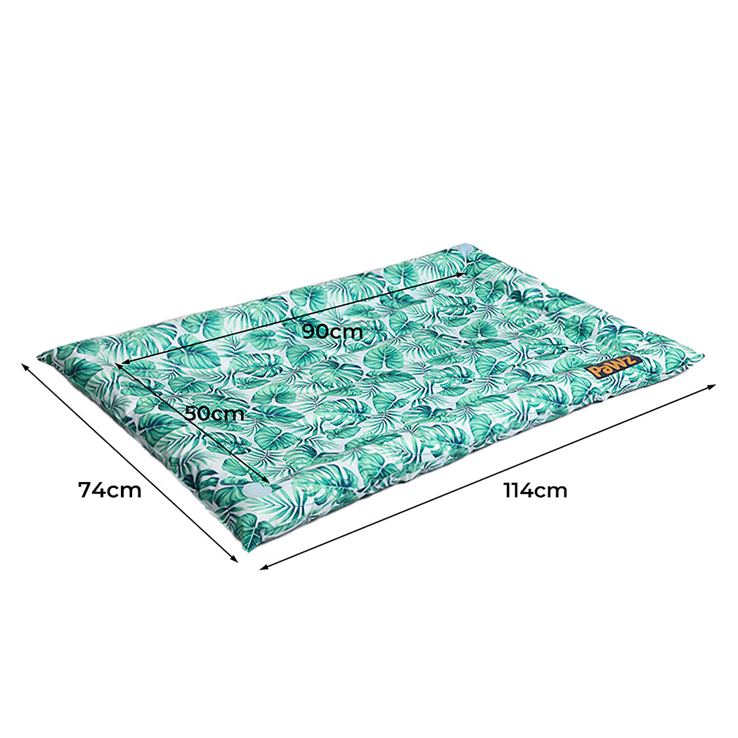 PaWz Pet Cool Gel Mat Cat Bed Dog Bolster L Large-1942353930369503234