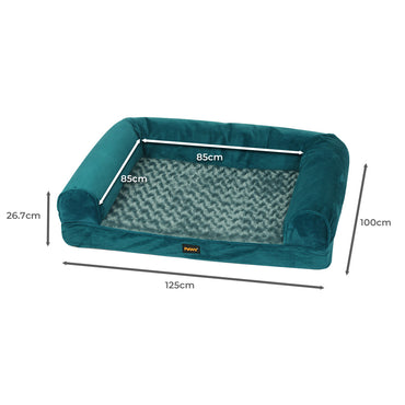 PaWz Pet Bed Sofa Dog Bedding Soft Warm XXL Blue XX-Large-1942353068427448322
