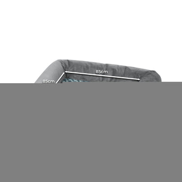 PaWz Pet Bed Sofa Dog Bedding Soft Warm XXL Cover Grey Cover XX-Large-1942353068762992642
