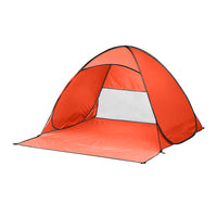 Mountview Pop Up Beach Tent Caming Portable Orange