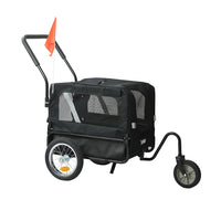 PaWz Pet Stroller Bike Trailer 2-IN-1 Sunroof-1942352822540570624