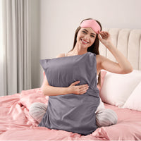 Pure Silk Pillow Case by Royal Comfort-Charcoal