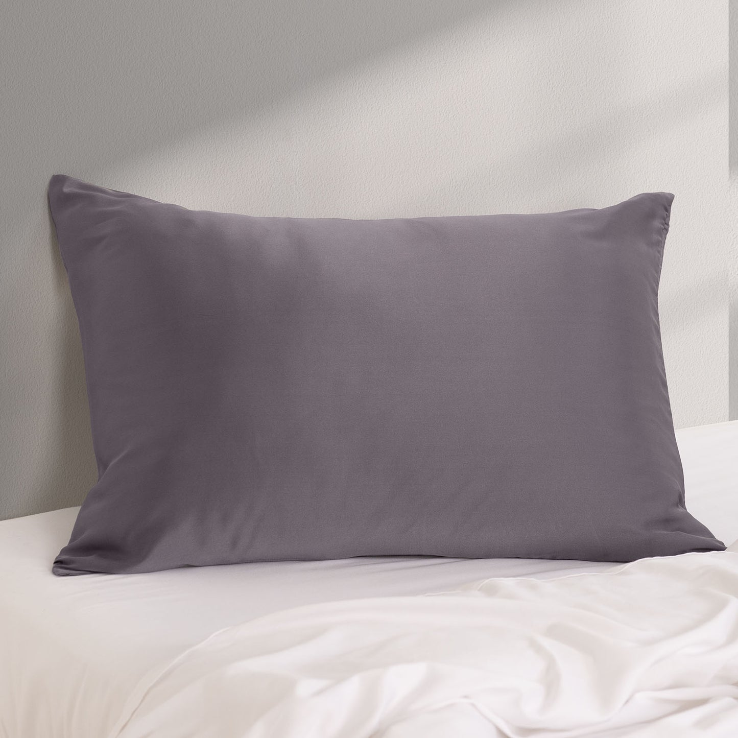 Pure Silk Pillow Case by Royal Comfort-Charcoal