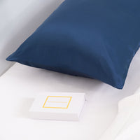 Pure Silk Pillow Case by Royal Comfort-Navy