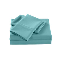 Royal Comfort Bamboo Cooling 2000TC Sheet Set - King-Aqua