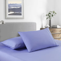 Royal Comfort Bamboo Cooling 2000TC Sheet Set - Single-Mid Blue