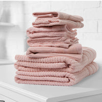 Royal Comfort Eden Egyptian Cotton 600 GSM 8 Piece Towel Pack Blush