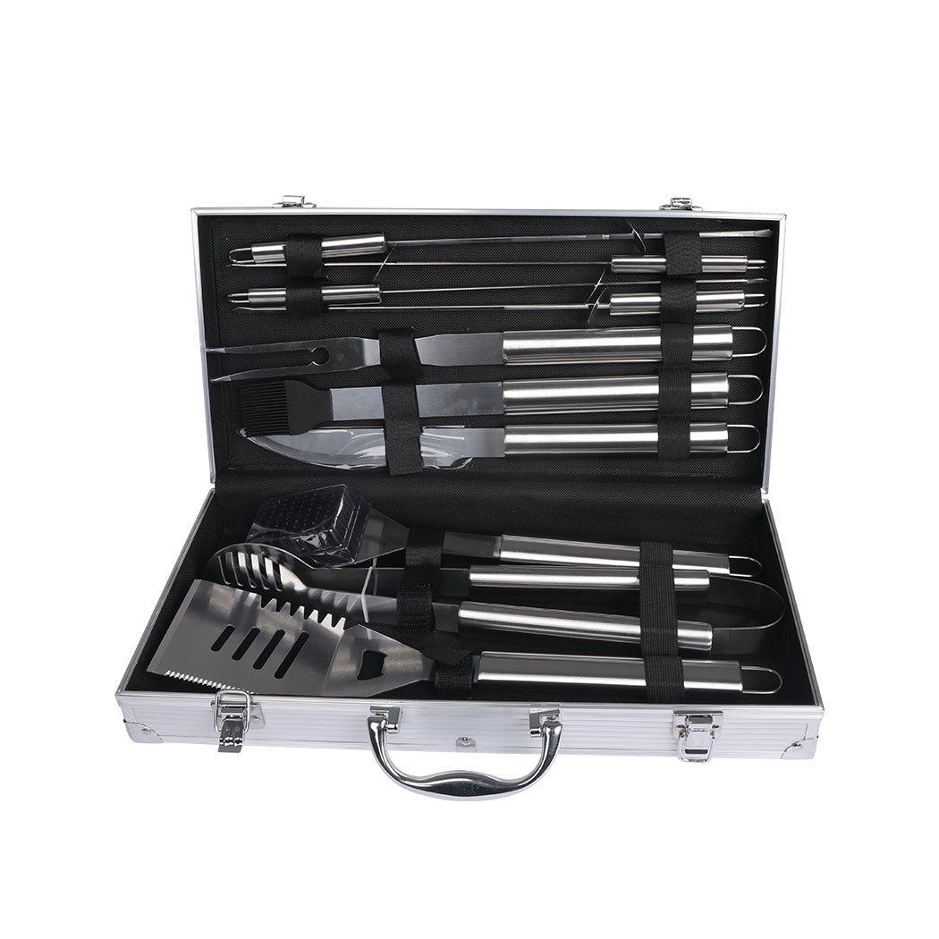 Moyasu 10Pcs BBQ Tool Set Stainless