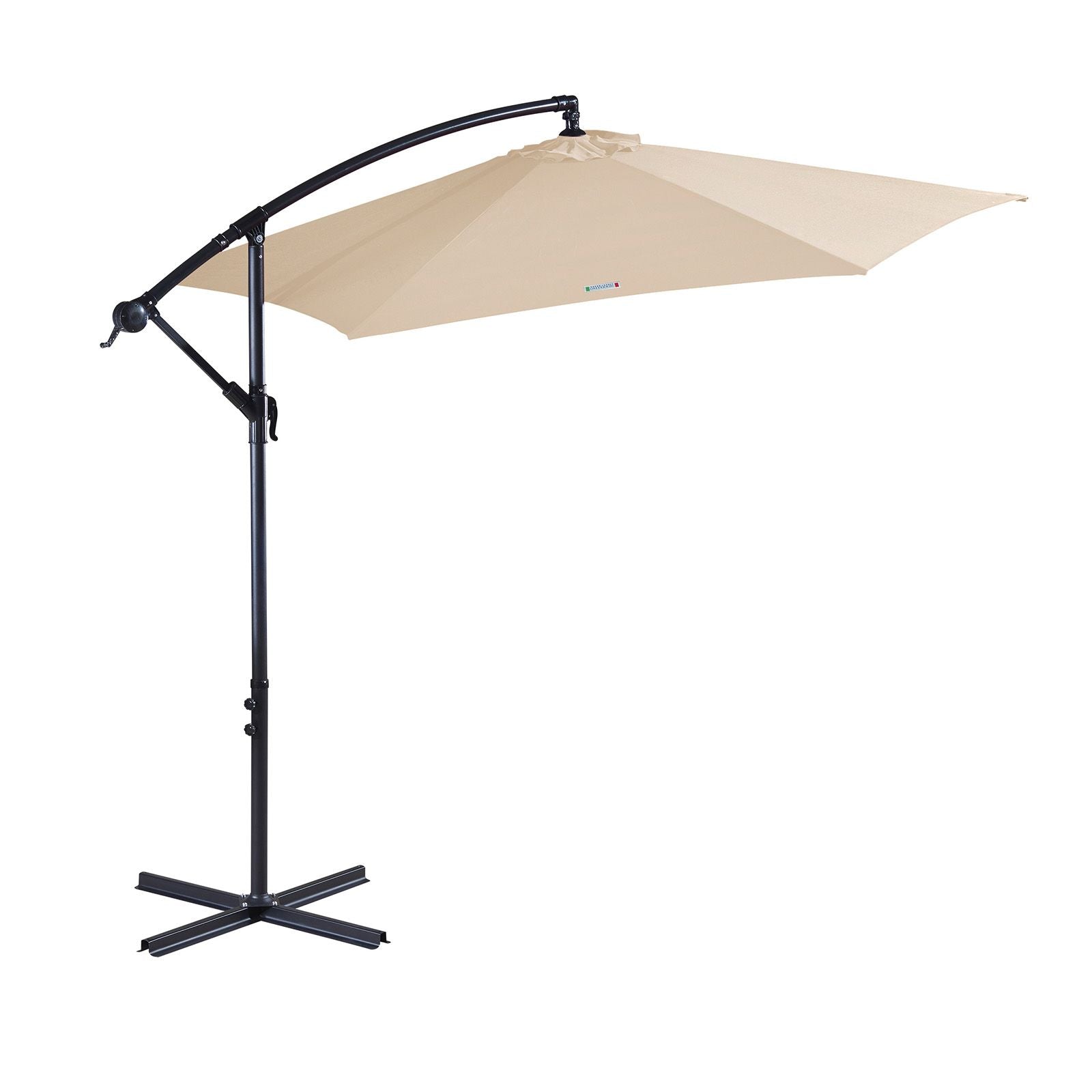 Milano 3M Outdoor Umbrella Cantilever With Protective Cover Patio Garden Shade