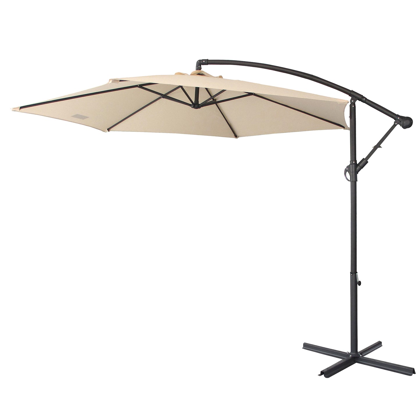 Milano 3M Outdoor Umbrella Cantilever With Protective Cover Patio Garden Shade