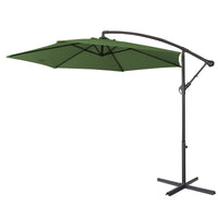 Milano Outdoor - Outdoor 3 Meter Hanging and Folding Umbrella - Green