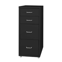 Levede 4 Drawer Office Drawers Cabinet Black