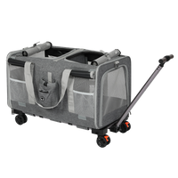 Pawz Pet Carrier 4 Wheel Portable Rolling Foldable-1942353704934051848