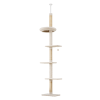 Pawz Cat Tree Tower Scratching Post Scratcher 230-275cm-1942353719148548104