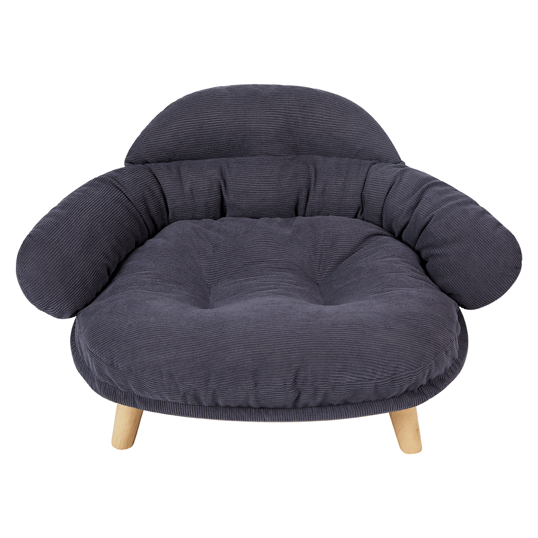 Pawz Elevated Pet Dog Cat Sofa Bed Couch XL Size Grey-1942353691889766408