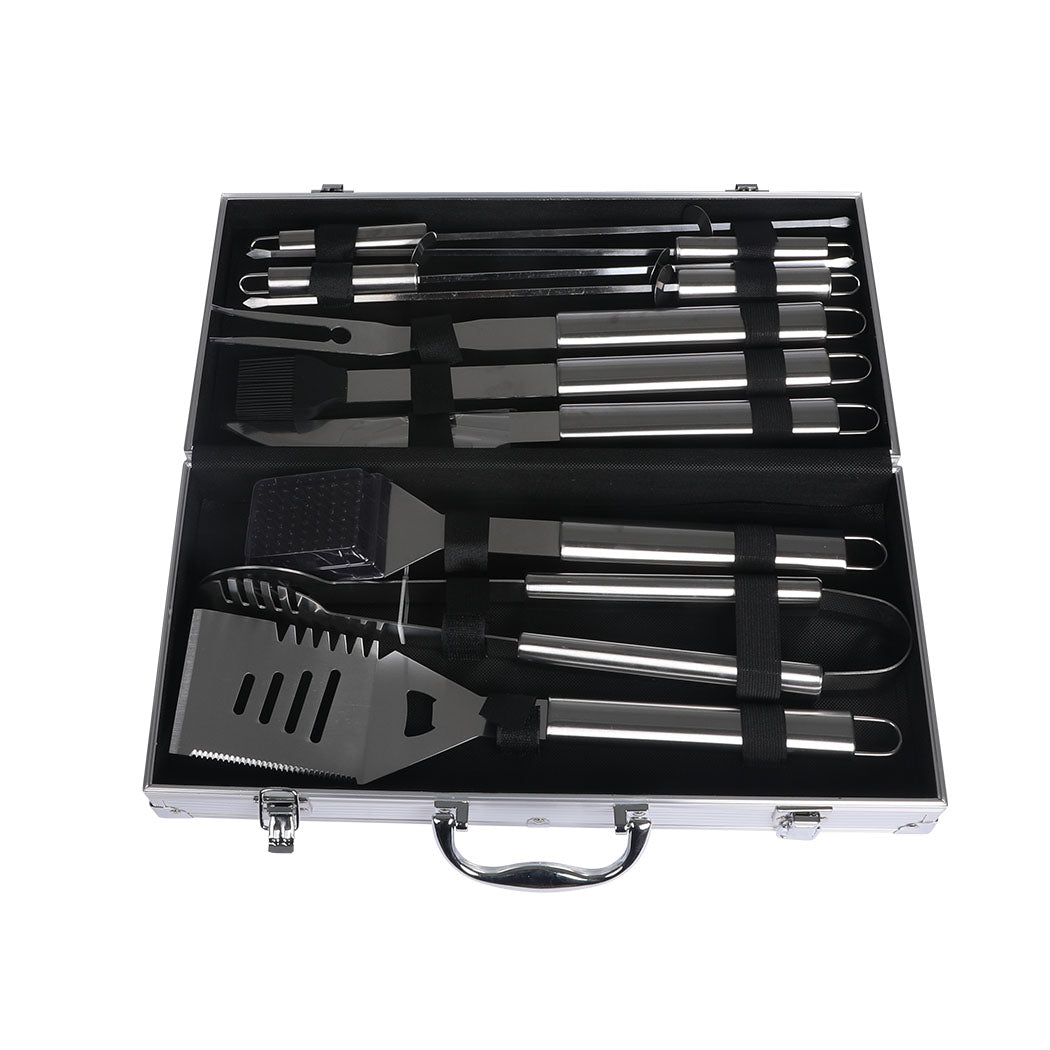 Moyasu 10Pcs BBQ Tool Set Stainless