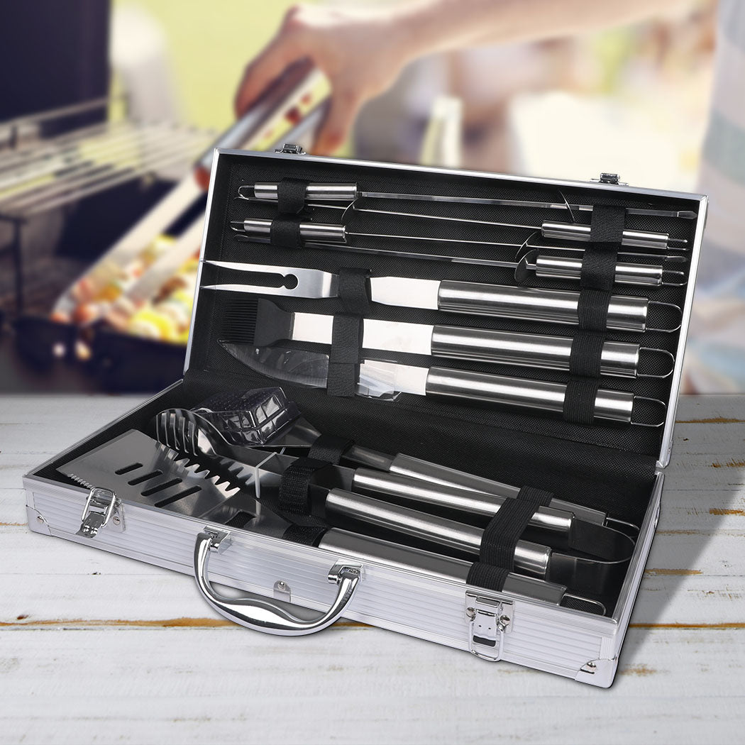 Moyasu 10Pcs BBQ Tool Set Stainless