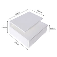 Levede 2x Bedside Tables Side Table White