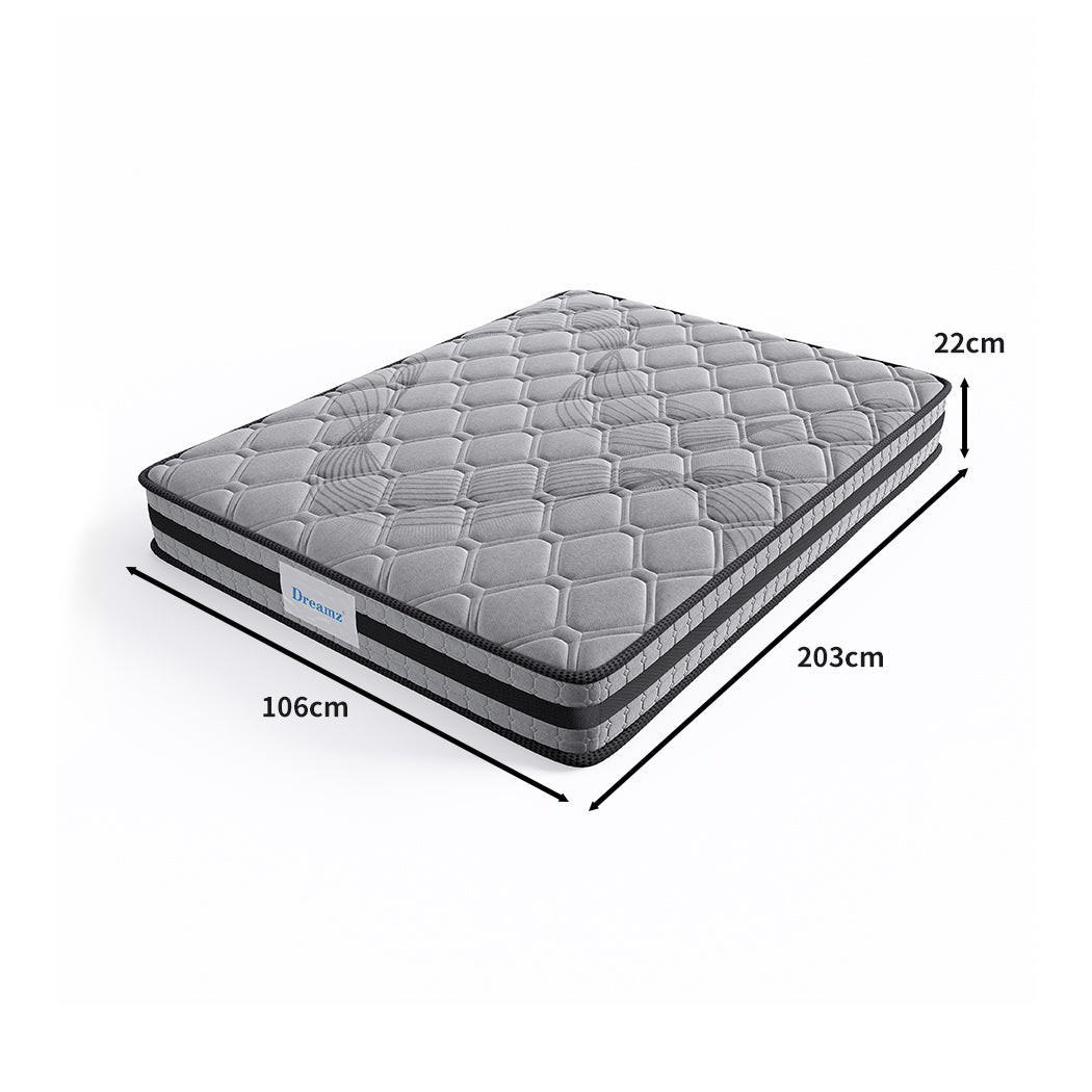 Dreamz Spring Mattress Bed Pocket Egg King Single