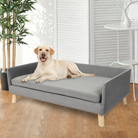 PaWz Pet Sofa Bed Dog Warm Soft Lounge Grey-1942352745503789062