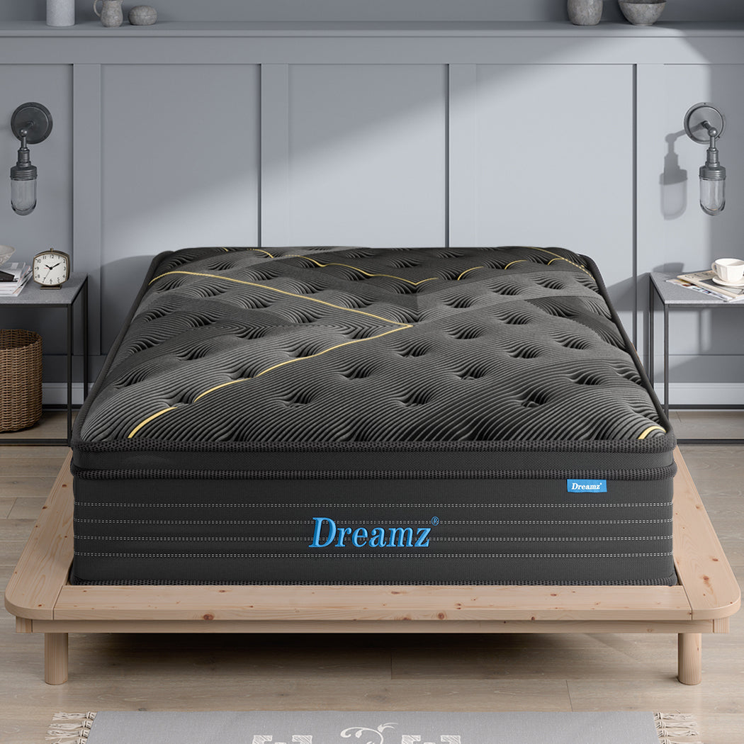 Dreamz Spring Mattress Bamboo Euro Top Double