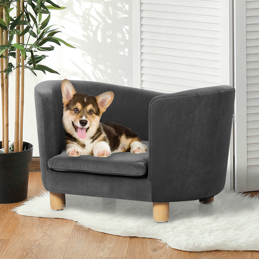 PaWz Luxury Elevated Sofa Anti-slip Grey-1942353084256751622