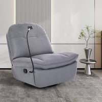 Levede Recliner Chair Lounge 360?Swivel Black