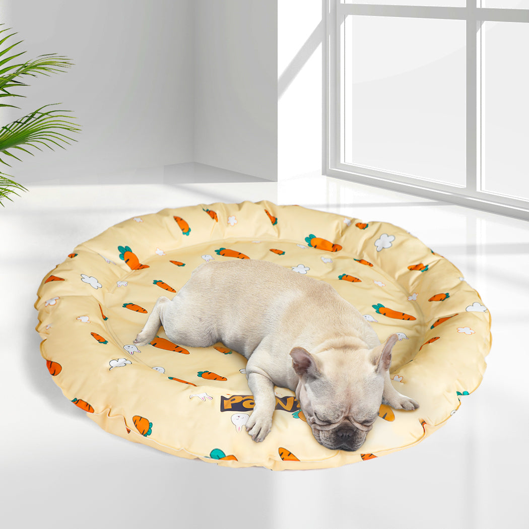 PaWz Pet Cool Gel Mat Cat Bed Dog Bolster L Large-1942353929073463302