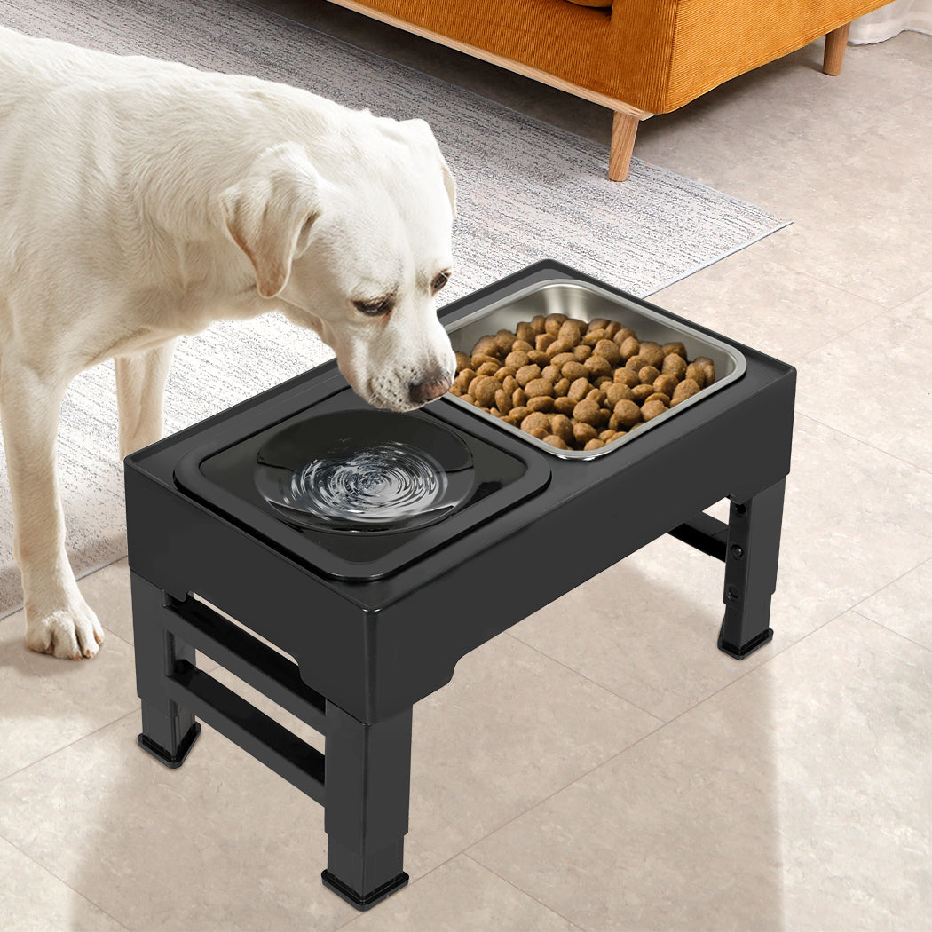 PaWz Elevated Pet Feeder 4 Height Adjustable-1942352756320899078