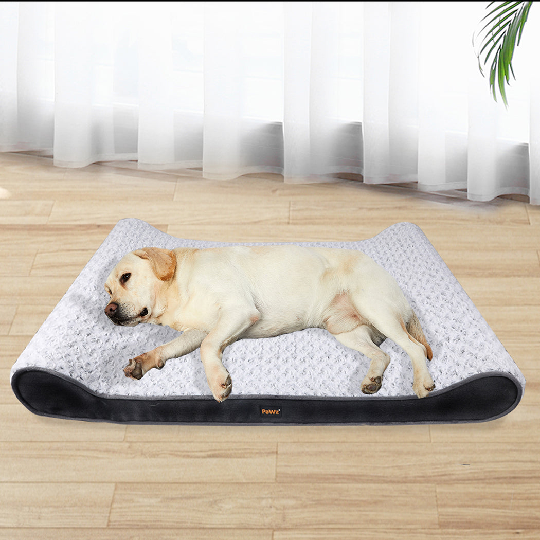 PaWz Pet Bed Dog Orthopedic Large Warm Grey-1942353081874386950