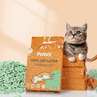 PaWz 2.5kg Tofu Cat Litter Clumping Green Tea x1-1942353630116057095