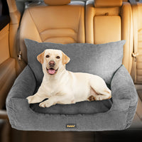 PaWz Pet Car Booster Seat Dog Protector L Grey Large-1942352753179365383