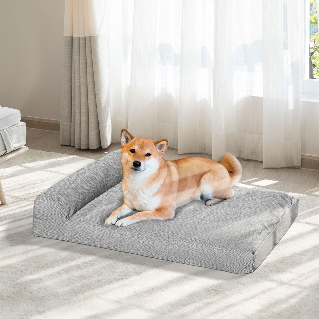 PaWz Pet Bed Chew Proof Memory Foam L Large-1942352764214579206