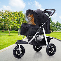 PaWz Pet Stroller Pram Dog Carrier Trailer-1942352821676544006
