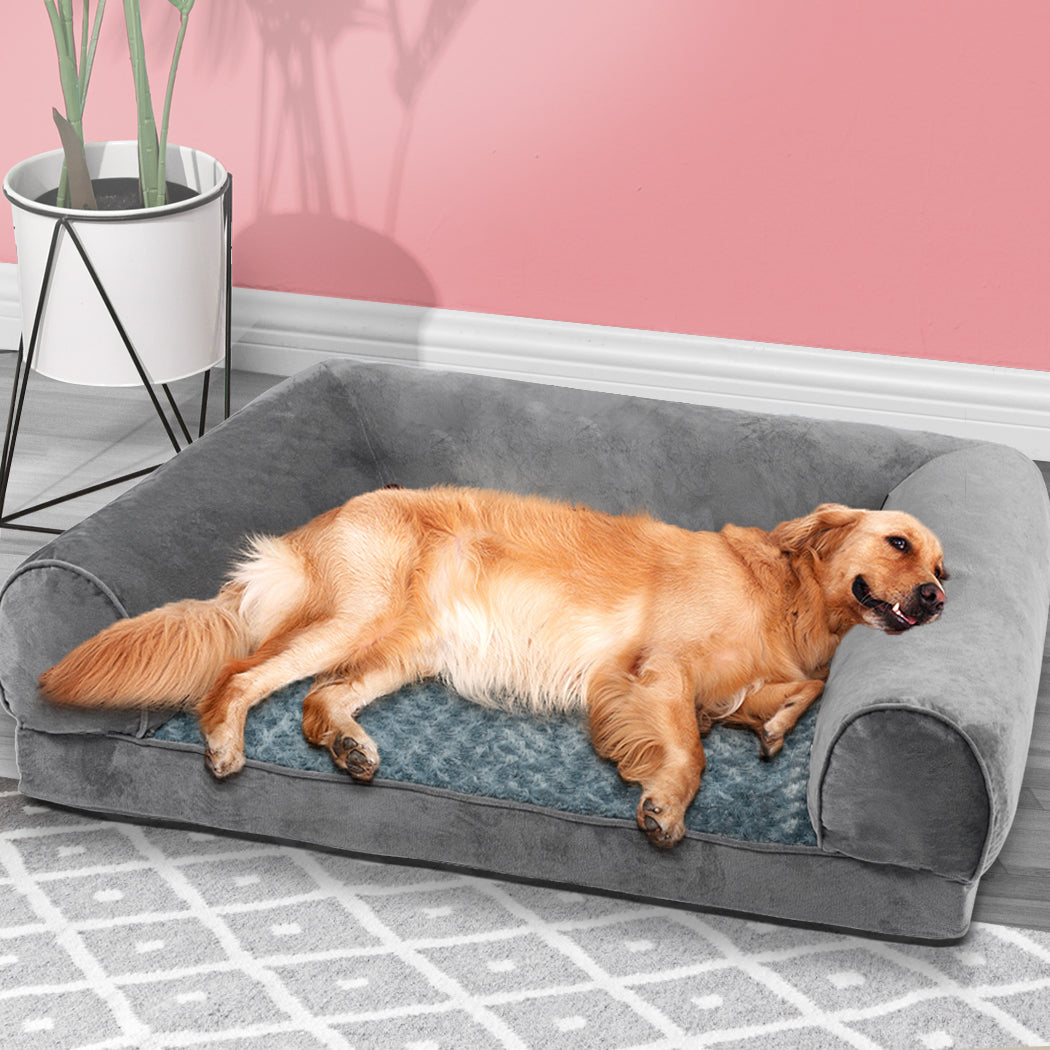 PaWz Pet Bed Sofa Dog Bedding Soft Warm XL Grey X-Large-1942353068108681222