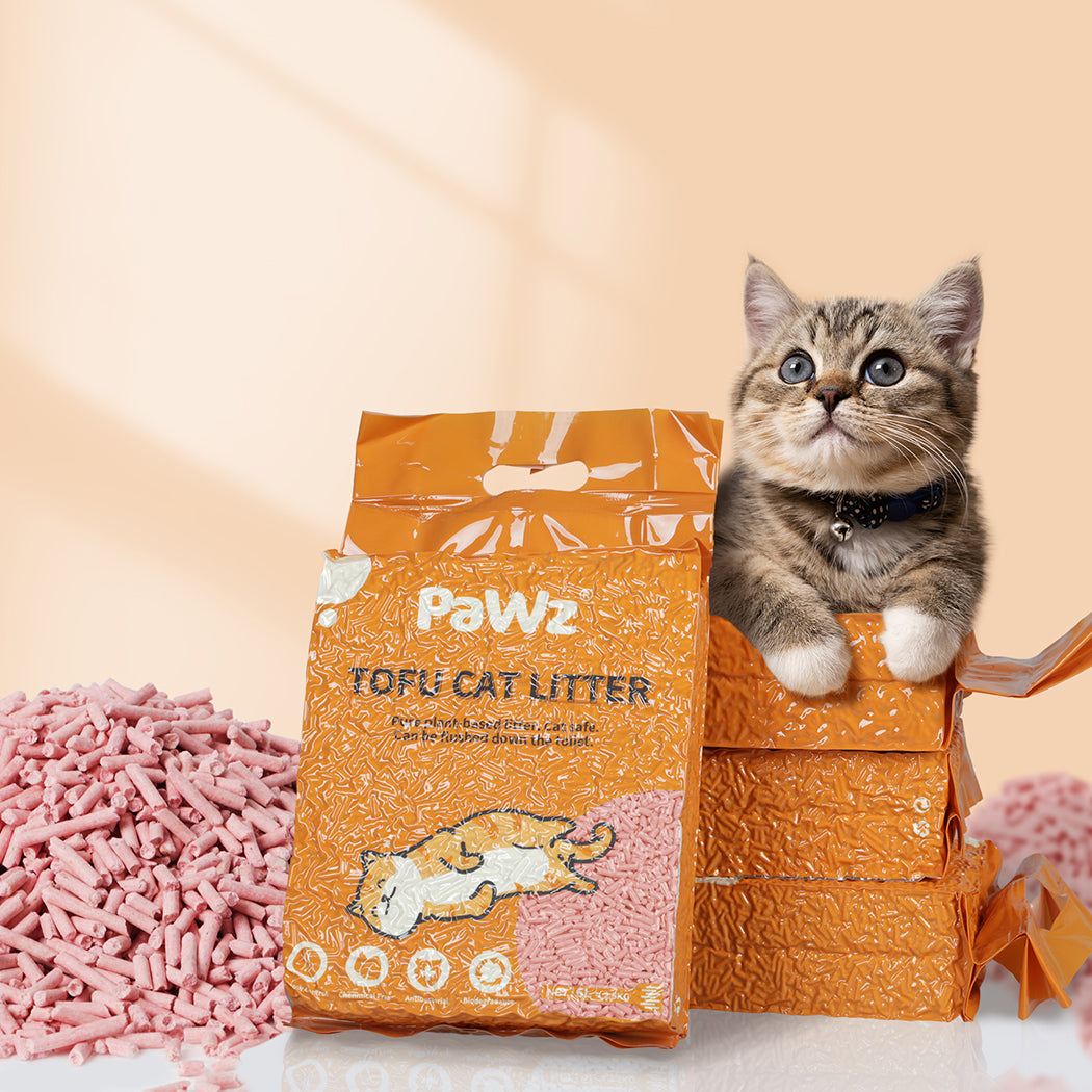 PaWz 2.5kg Tofu Cat Litter Clumping Watermelon x1-1942353631701504007