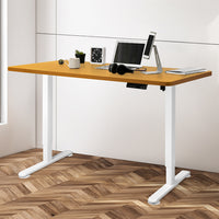 Levede Motorised Standing Desk Height 120cm Natural 800x 1.5MM