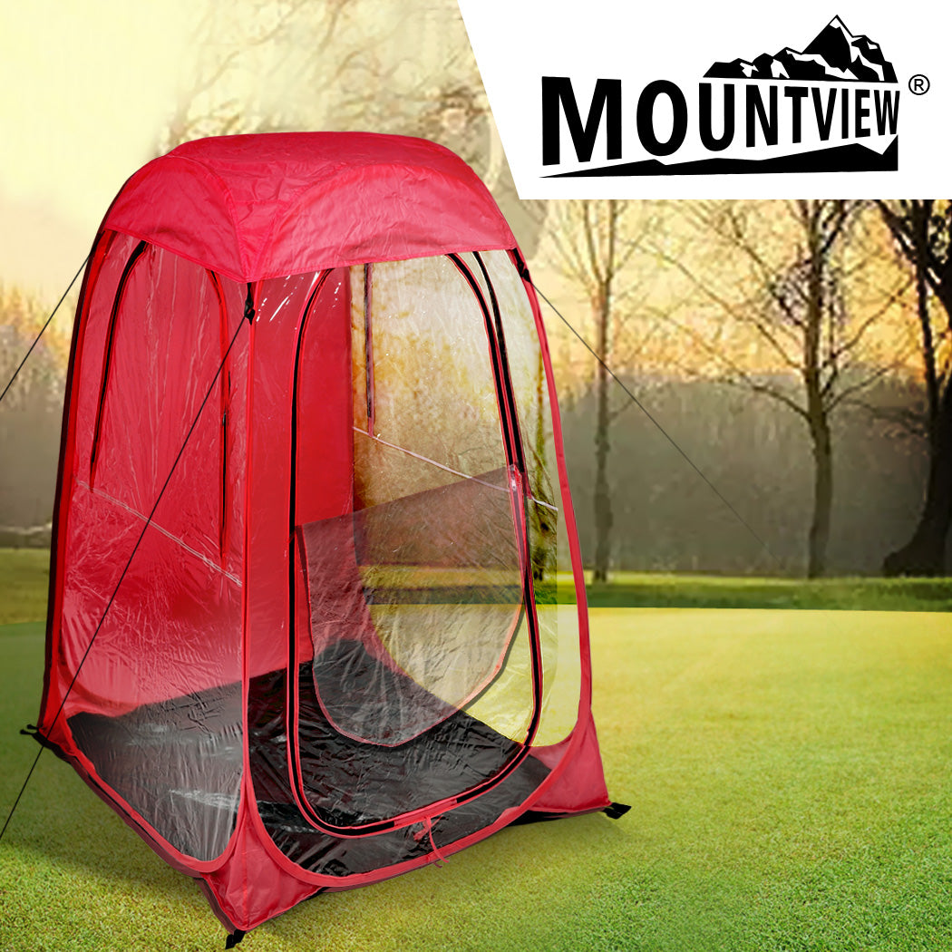 Mountview Pop Up Tent Camping Outdoor Red