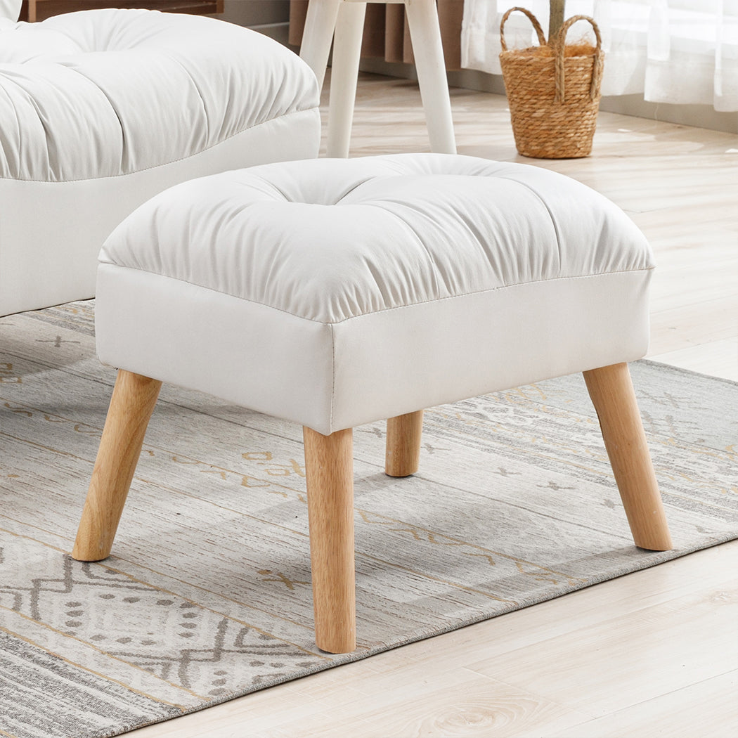 Levede Accent Ottoman Chair Footstool