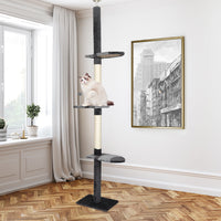 PaWz Cat Scratching Post Tree Condo Grey-1942352736225988614