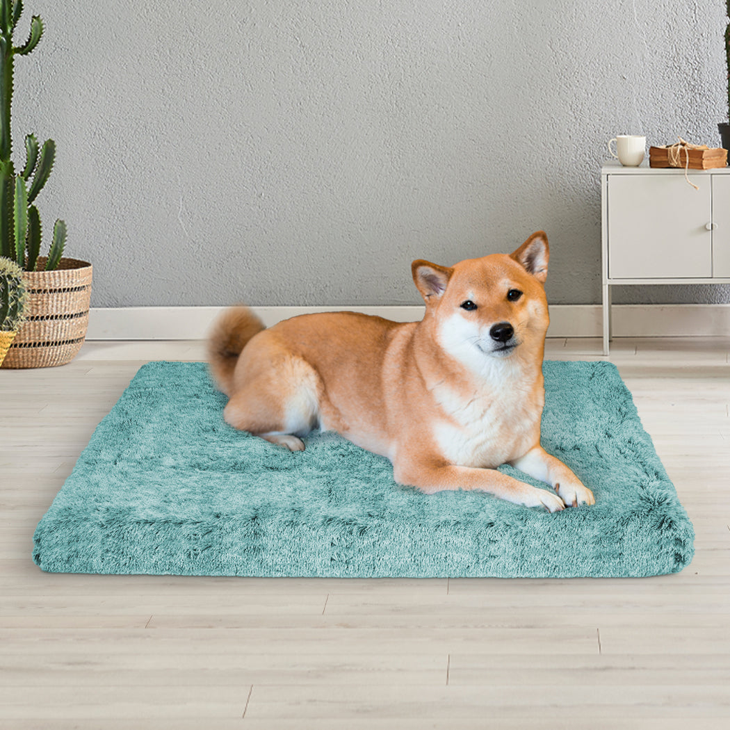 PaWz Dog Mat Pet Calming Bed Memory M Green Medium