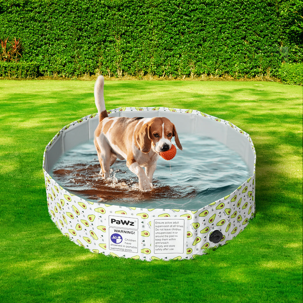 PaWz 100cm Portable Pet Swimming Pool L Large-1942352751606501382