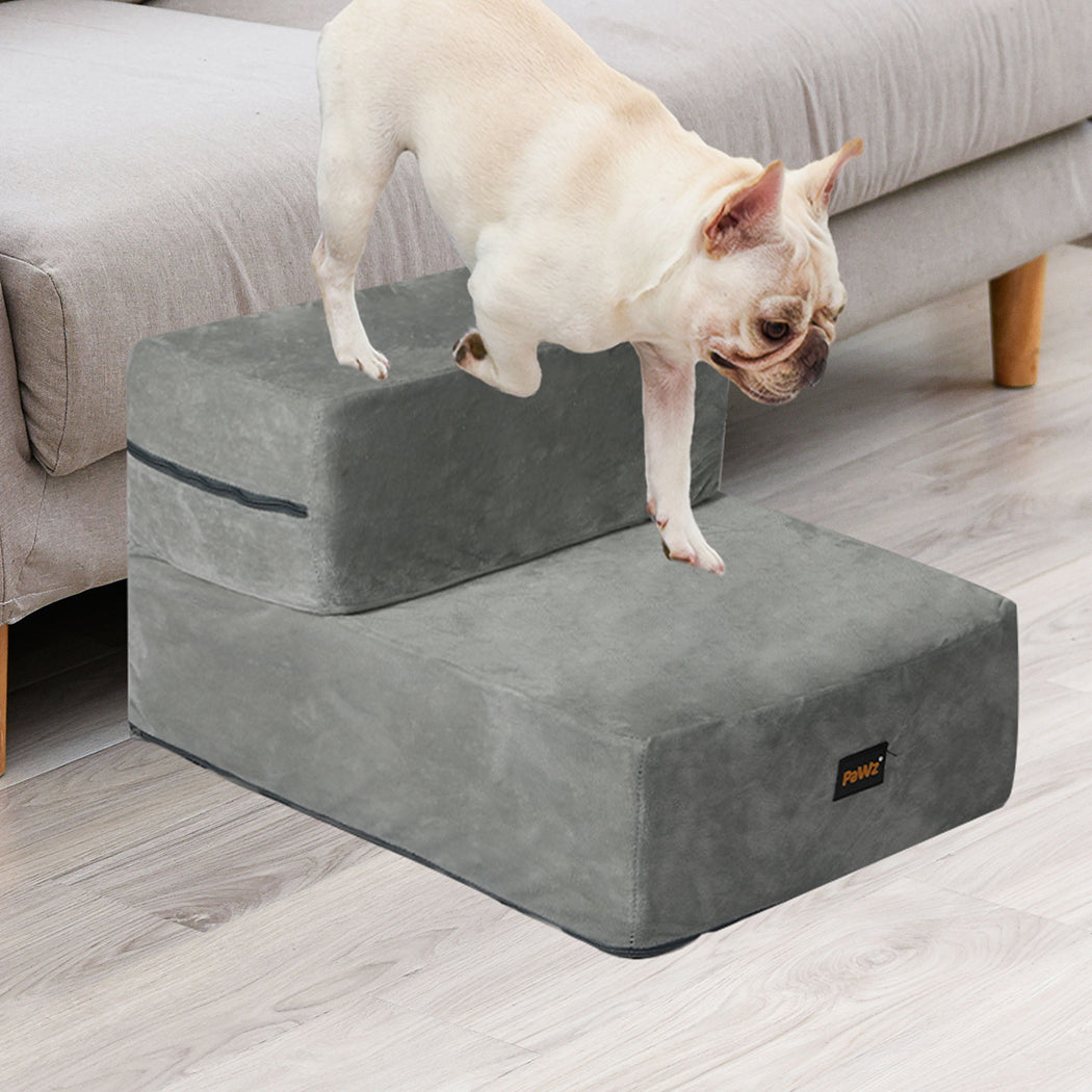 PaWz Pet Stairs 2 Step Ramp Portable Small-1910112952749527046