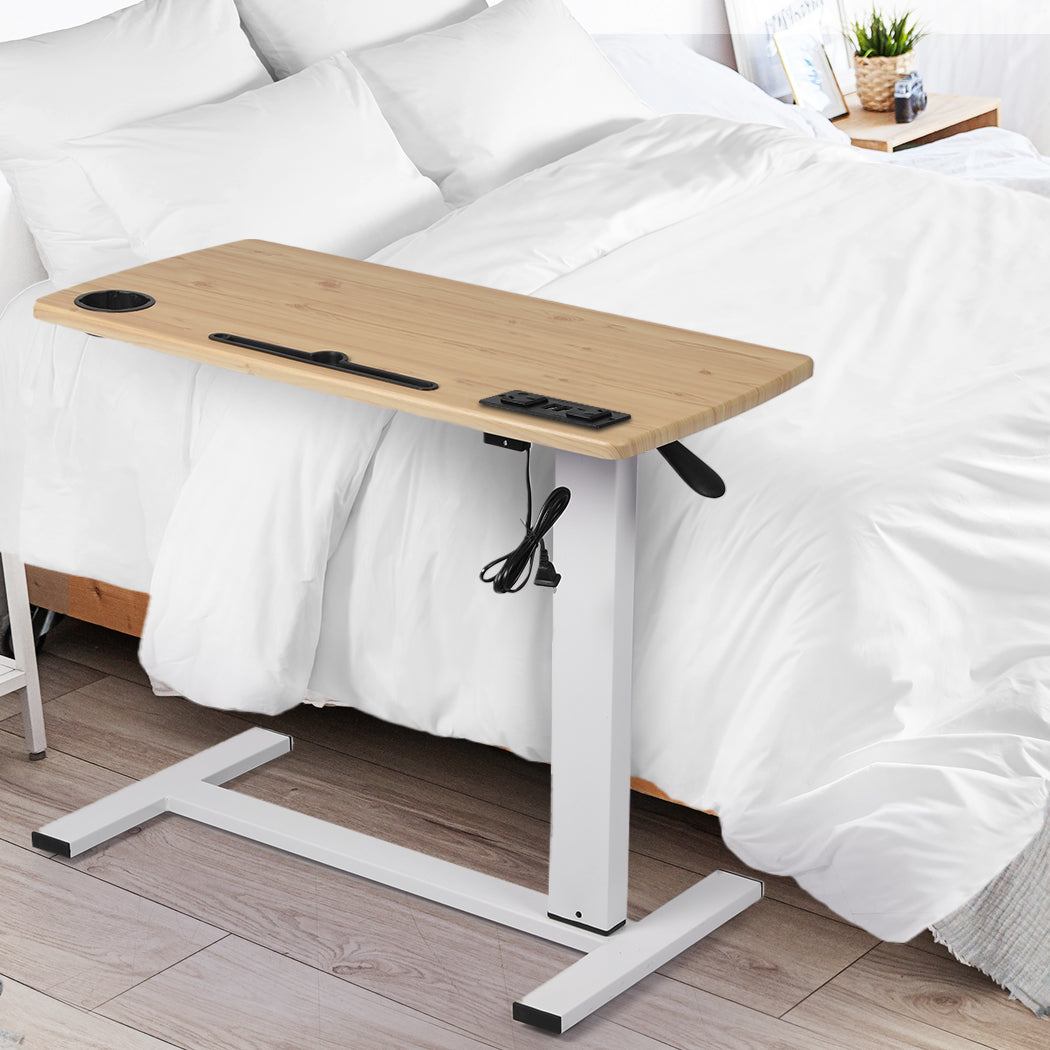 Levede Standing Desk Height Adjustable Oak