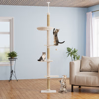 Pawz Cat Tree Tower Scratching Post Scratcher 230-275cm-1942353719148548103