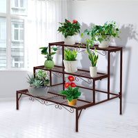 Levede Plant Stand 3 Tier Rectangle