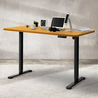 Levede Motorised Standing Desk Height 120cm Natural 800x 1.5MM